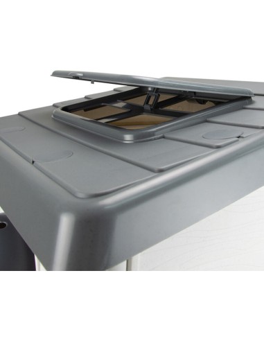 LOBOO CASETA SMARTKAVE ANTRACITA 111 X 75 X 77 CM - 6