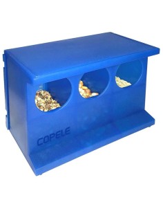 COPELE COMEDERO PARA PALOMAS PLÁSTICO 3 HUECOS