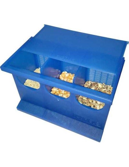 COPELE COMEDERO PARA PALOMAS PLÁSTICO 3 HUECOS - 2