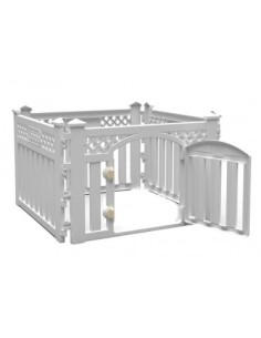 LOBOO PARQUE MASCOTAS PLAYPARK 92 X 60 X 92 CM - 2 2