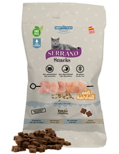 MEDITERRANEAN NATURAL SERRANO SNACKS POLLO PARA GATOS - 50 GR 1 UNIDAD PACK 25 UNIDADES - 2