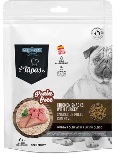 MEDITERRANEAN NATURAL TAPAS GOURMET POLLO Y CON PAVO - 190 GR 1 UNIDAD - 2