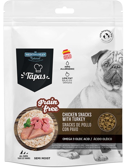 MEDITERRANEAN NATURAL TAPAS GOURMET POLLO Y CON PAVO - 190 GR 1 UNIDAD - 2