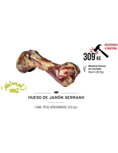MEDITERRANEAN NATURAL HUESO DE JAMÓN SERRANO - 370 GR 370 GR - 2