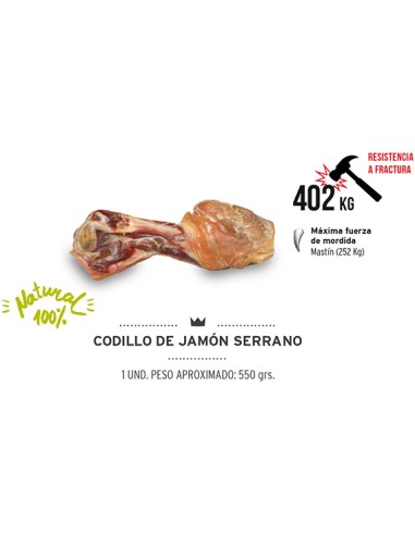 MEDITERRANEAN NATURAL CODILLO DE JAMÓN SERRANO - 550 GR 550 GR - 2
