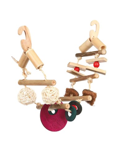 TRIXIE ESCALERA COLGANTE BAMBÚ PÁJAROS 45 CM - 2