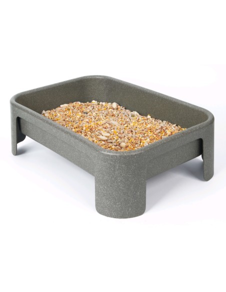 FAUNA BAÑERA PÁJAROS MAXI PARA SUELO PLÁSTICO RECICLADO - 32 X 22 X 10 CM - 2