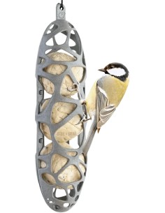 FAUNA PORTA-BOLAS DE GRASA PAJAROS SAM PLÁSTICO RECICLADO