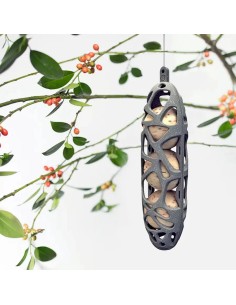 FAUNA PORTA-BOLAS DE GRASA PAJAROS SAM PLÁSTICO RECICLADO 2