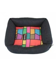 MOOS CAMA CUADRADA DESIGN NEGRA 2