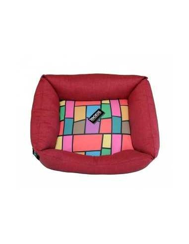 MOOS CAMA CUADRADA DESIGN ROJA - 2