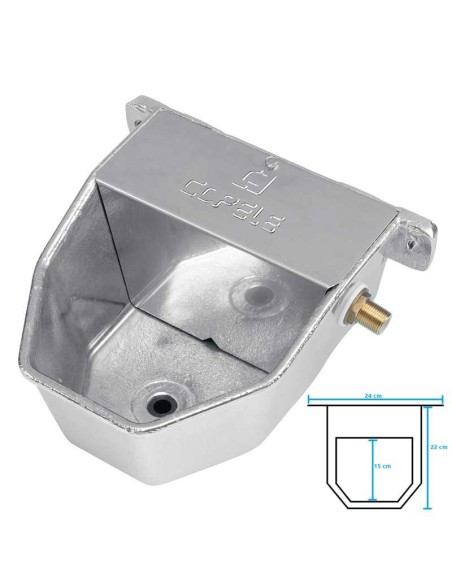 COPELE BEBEDERO AUTOMÁTICO ACUACAN METÁLICO METÁLICO - 2