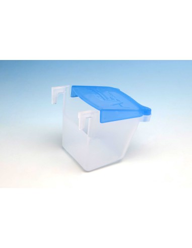 MOLDES AVE COMEDERO INDIVIDUAL GANCHO TAPA AZUL 
