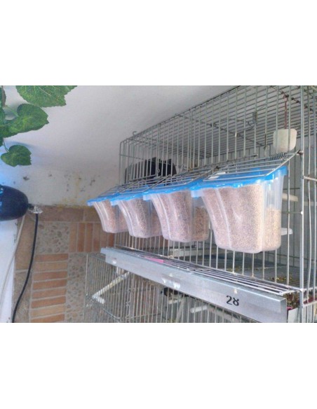 MOLDES AVE COMEDERO TULIPA PATA TAPADERA AZUL  - 2