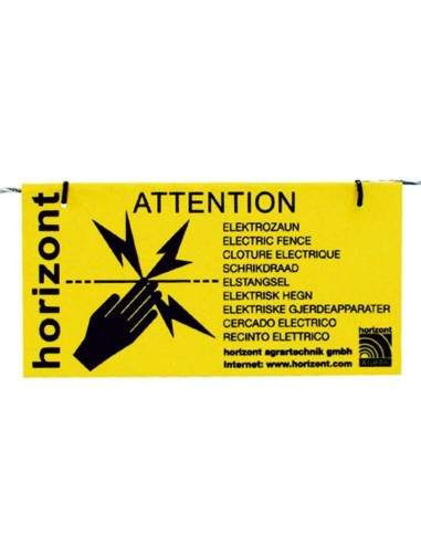 COPELE SEÑAL DE AVISO DE 2 CARAS (4 UNIDADES)