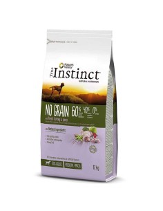 TRUE INSTINCT NO GRAIN MEDIUM-MAXI PAVO - 12 KG - 2