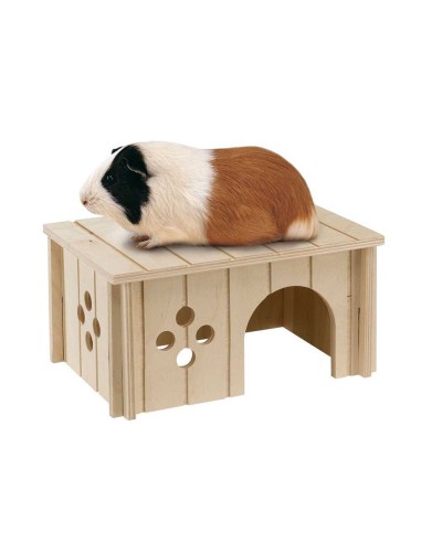 FERPLAST CASETA MADERA PARA COBAYAS SIN 4645 - 26 X 17,3 X 13 CM