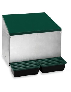 GAUN PONEDERO EXTERIOR CON CUBETA - 2 DEPARTAMENTOS 