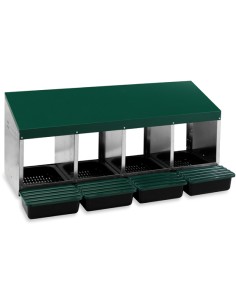 GAUN PONEDERO CON CUBETA - 4 DEPARTAMENTOS 