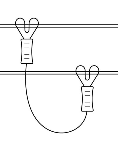 COPELE CABLE CONEXIÓN ENTRE LINEAS (2 UNIDADES)