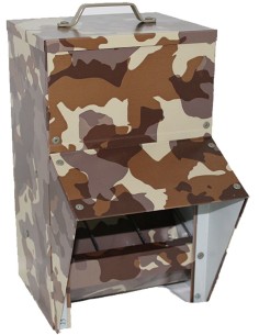 GAUN TOLVA EXTERIOR AVES CAMUFLAJE MODELO BURDEOS 10 LITROS - 2