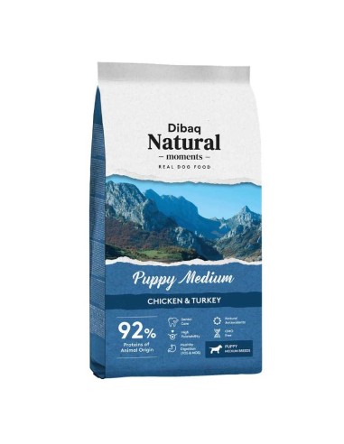 DIBAQ NATURAL MOMENTS PUPPY MEDIUM 15 KG 3 KG - 2