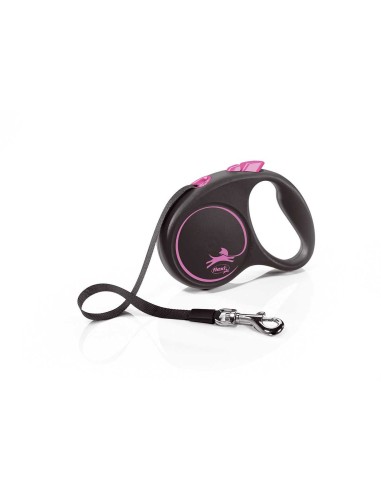 FLEXI BLACK CINTA ROSA 5 METROS S (HASTA 15 KG) - 2