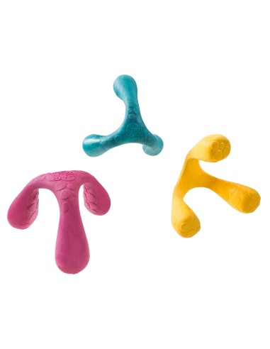 WEST PAY WEST PAW ZOGOFLEX AIR WOX JUGUETE PARA PERROS AMARILLO FUCSIA AGUAMARINA L (19 CM) L (19 CM) L (19 CM) - 4