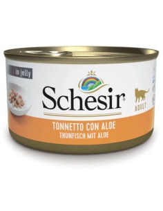 SCHESIR ATÚN Y ALOE VERA EN GELATINA PARA GATOS - 85 GR (14 UNIDADES) 14 X 85 GR - 2