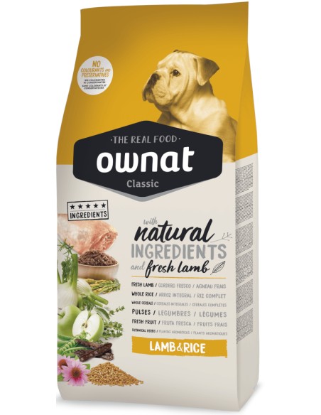 OWNAT CLASSIC LAMB & RICE 12 KG 20 KG - 2