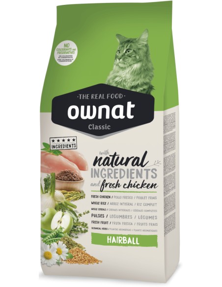 OWNAT CLASSIC HAIRBALL PARA GATOS 4 KG 1 5 KG - 2