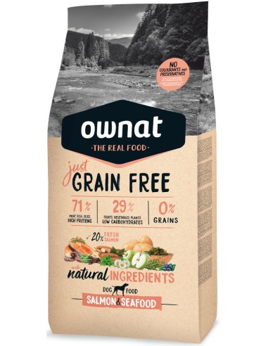 OWNAT JUST GRAIN FREE SALMON & SEAFOOD 3 KG 14 KG - 2