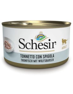 SCHESIR ATÚN CON LUBINA EN GELATINA PARA GATOS - 85 GR (14 UNIDADES) 14 X 85 GR - 2
