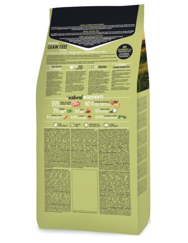 OWNAT PRIME GRAIN FREE ADULT CHICKEN & TURKEY PARA GATOS 8 KG 3 KG 1 KG 400 GR - 3