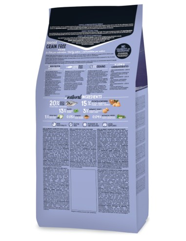 OWNAT PRIME GRAIN FREE STERILIZED FISH PARA GATOS 8 KG 3 KG 1 KG - 3