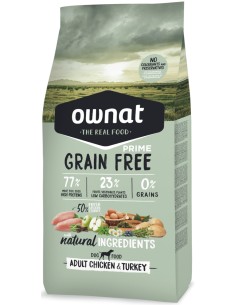 OWNAT PRIME GRAIN FREE ADULT CHICKEN & TURKEY 3 KG 12 KG - 2