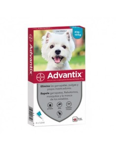 BAYER ADVANTIX PIPETA PERROS MEDIANOS 4 UNIDADES 24 UNIDADES - 2