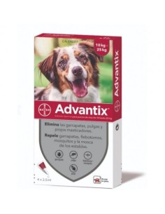 BAYER ADVANTIX PIPETA PERROS GRANDES 4 UNIDADES 24 UNIDADES - 2