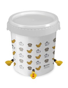 GAUN DEPÓSITO CON CAZOLETAS - 32 LITROS