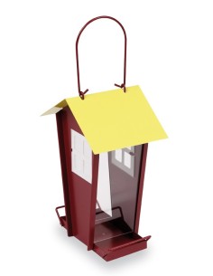 GAUN COMEDERO CASA METÁLICA TRANSPARENTE