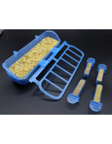 MOLDES AVE COMEDERO CELIA CON 4 SEMILLEROS 