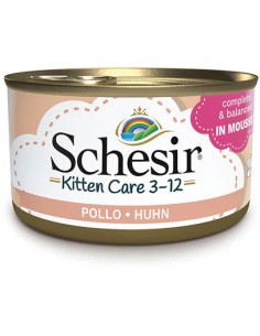 SCHESIR KITTEN POLLO EN MOUSSE PARA GATITOS - 85 GR (14 UNIDADES) 14 X 85 GR - 2