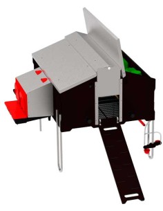 COPELE GALLINERO MOVIL FREE-RANGE 1 X 1,2 METROS CON KIT DE DESPLAZAMIENTO - 2 2