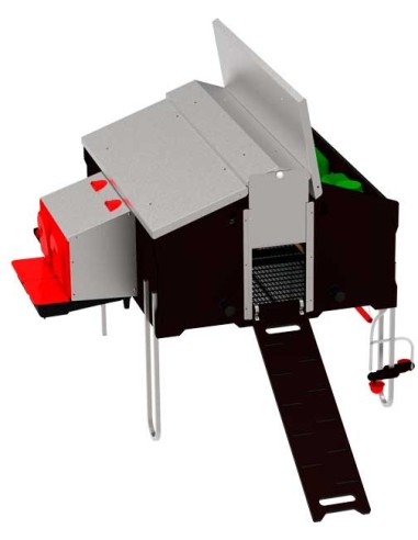 COPELE GALLINERO MOVIL FREE-RANGE 1 X 1,2 METROS SIN KIT DE DESPLAZAMIENTO - 2