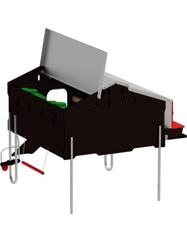 COPELE GALLINERO MOVIL FREE-RANGE 1 X 1,2 METROS SIN KIT DE DESPLAZAMIENTO - 3