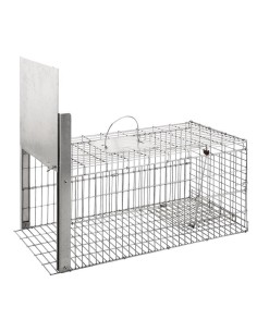 COPELE JAULA DE CAPTURA PARA GATOS PLEGABLE GALVANIZADA - 38 X 75 X 50 CM 38 X 75 X 50 CM - 4 2