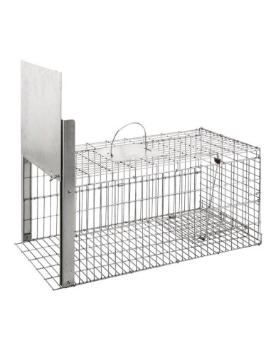 COPELE JAULA DE CAPTURA PARA GATOS PLEGABLE GALVANIZADA - 38 X 75 X 50 CM 38 X 75 X 50 CM - 7