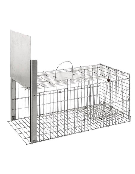 COPELE JAULA DE CAPTURA PARA GATOS PLEGABLE GALVANIZADA - 38 X 75 X 50 CM 38 X 75 X 50 CM - 7