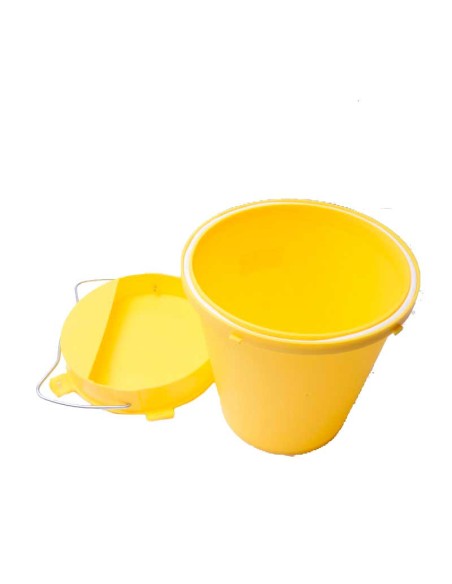 COPELE BEBEDERO CUBO PLASTICO AMARILLO - 5,5 LITROS - 2