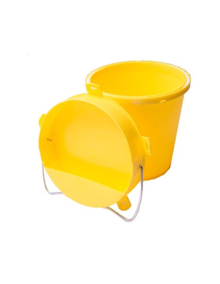 COPELE BEBEDERO CUBO PLASTICO AMARILLO - 5,5 LITROS - 4